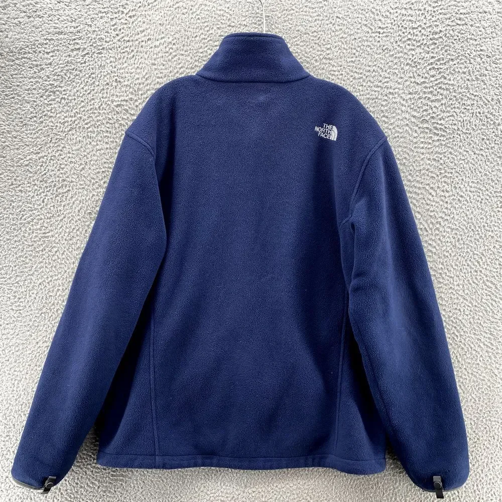 North Face Teddy Fleece Jacket Men's XL Blue Gorpcore Outdoor Preppy Performance